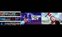 all 15 movies playing at the same time