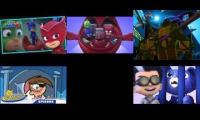 All 6 tv shows episodes playing at the same time part 5 re upload