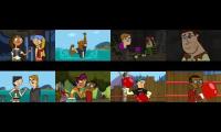Thumbnail of Total Drama All Stars All Campers Scenes Comparisons #1