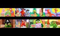 8 episodios de ¡Yo Gabba Gabba! jugado a la vez #3