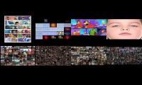 Thumbnail of 4 created aao videos played at once #51 #52