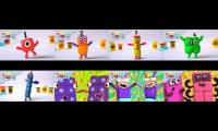 All Numberblocks Playdohs At Once (Fixed)