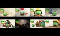 Every Piggy Tales Pigs At Work Played At The Same Time.