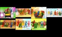 Yo Gabba Gabba! (7 megamixes played at once, Old Nick Jr. Airings)