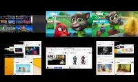 The mine song vs talking tom angry birds super mega YouTube multiplier million videos