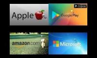 Apple Google Play Amazon and Microsoft Pixar are us