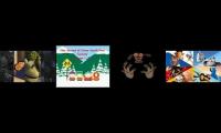 1 Second of Every Non-Disney Animated Movie/TV Show Quadrilogy Comparision (Version 1)