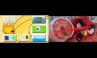 Thumbnail of BFDI Vs Angry Birds Sparta Extended Remix