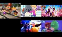 Thumbnail of All 6 tv shows episodes playing at the same time part 15