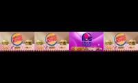 Burger King Burger King Taco Bell and Burger King x2