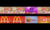 Thumbnail of Burger King Burger King Taco Bell and Burger King x2 McDonalds McDonalds KFC and Pizza Hut x2
