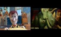 Thumbnail of Woody Vs Lenny Staring Contest Toy Story 3 Bonnies tore computer Comparision