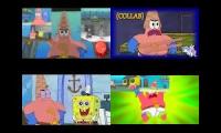 SpongeBob Patrick Man Sparta Remix Quadparison