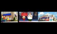 caillou and stewie and peppa Misbehaves At Chuck E Cheese`s And Gets Grounded!