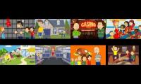 GoAnimate caillou grounded videos.