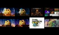 characters getting scared by the 20th Century studios (2006) logos