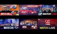 Thumbnail of Geo NEWS,ARY NEWS,Samaa NEWS,Dunya NEWS,Express NEWS,92 NEWS