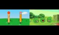 Thumbnail of BFDI Vs Bad Piggies Sparta 2parison