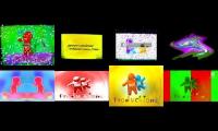 Noggin and Nick Jr Logo Collection 8 parison (Christmas Edition)