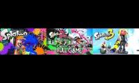 All Splatoon Games At The Same Time