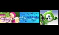 up to faster 3 parison to Masha and the Bear,gummybear