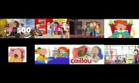 Up to faster 4 parison to Caillou and Dora