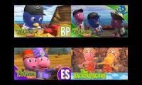 Los backyardigans en portugues,ingles y español