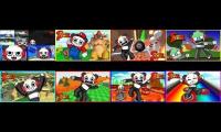 18 Combo Panda Videos Playing At Once