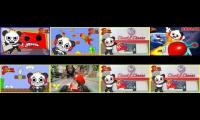 3 same combo panda episodes but 5 diffrent ones!