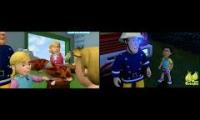 Thumbnail of Fireman Sam Going Out With A Bang Clip Comparison (Italian Version)