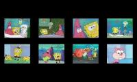 Thumbnail of 8 Spongebob cartoons at once
