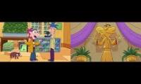 Thumbnail of 2 phineas and ferb at 25s at the same time