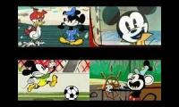 up to faster 4 parison to mickey mouse