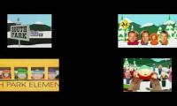 All South Park intros playing at the same time