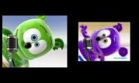 Gummy bear song normal vs rj kumar version of I killed x