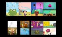 up to faster 16 parison to earth to luna, el chavo animado, mini beat power rockers and bfdi