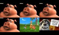 Thumbnail of otis pig freddy pip peck and duke all screaming