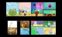up to faster 16 parison to earth to luna, el chavo animado, mini beat power rockers and peppa pig