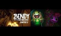 Thumbnail of Bendy and the Ink Machine: Chapter 2 and Poppy Playtime: Chapter 2 playing at the same time