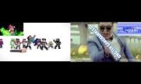 Thumbnail of Sparta Remix Minecraft Style VS Gangnam Style