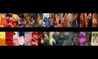 1 Second from 36 Animated Movies