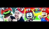 Thumbnail of dantdm and fandroid the blue team playing mario odyssey