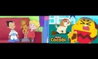 up to faster twoparison to cocobi and horrid henry scream