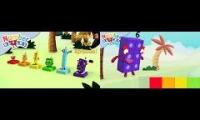 Thumbnail of Pattern Numberblocks vs Spanish Pattern Numberblocks
