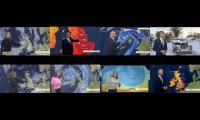 All BBC weather playing at the same time