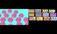 Circle song vs All Shape lala lala song played at the same time!