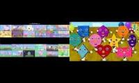 up to faster 24 parison to peppa pig crying vs Shapes song 31 kids song and videos