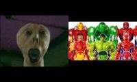 Thumbnail of Yelling creature + Avengers, Defeat Romeo With Mech Armors~! Hulk, Spider man, Iron man