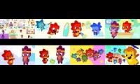 all Дракошия episodes playing at once from mattys favorite tv show ever