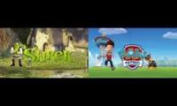 Pixar Crea Tvs: Shrek & Paw Patrol (SPECIAL 885 SUSCRIBED)